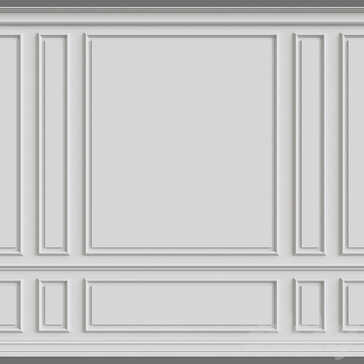 Wall molding 3DS Max - thumbnail 1