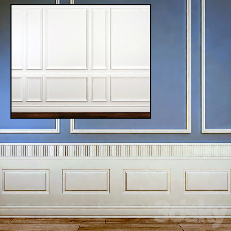 wall molding 3DS Max - thumbnail 1