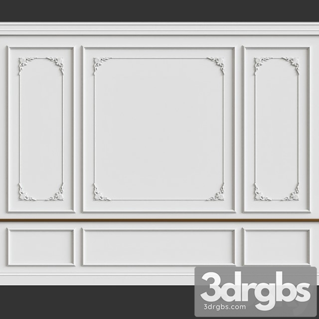 Wall Molding 3dsmax Download - thumbnail 1