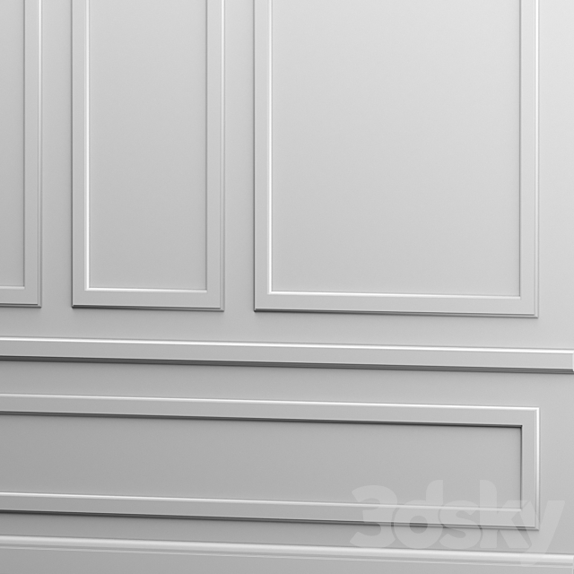 Wall molding 3DSMax File - thumbnail 2