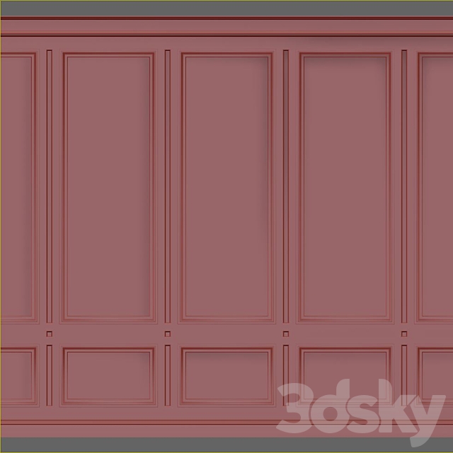 Wall molding 3DSMax File - thumbnail 2