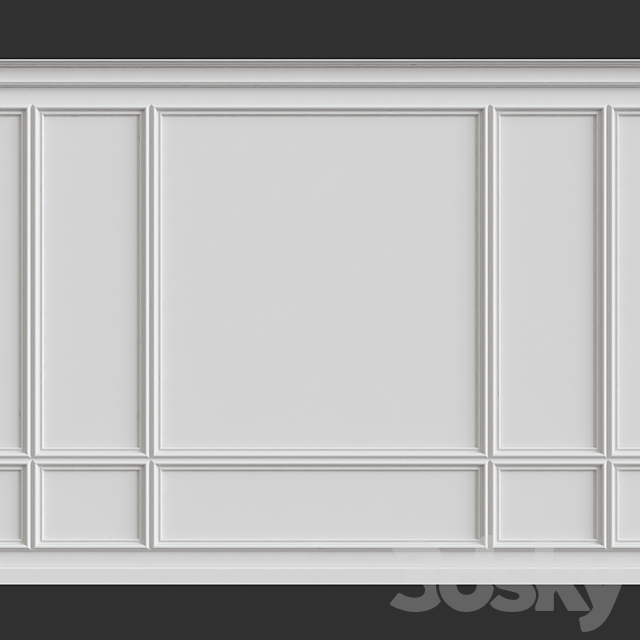 Wall molding 3DSMax File - thumbnail 1