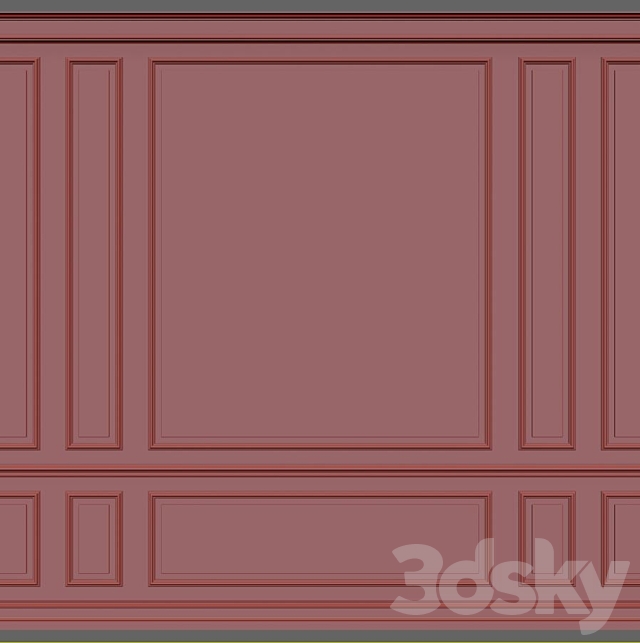 Wall molding 3DSMax File - thumbnail 2