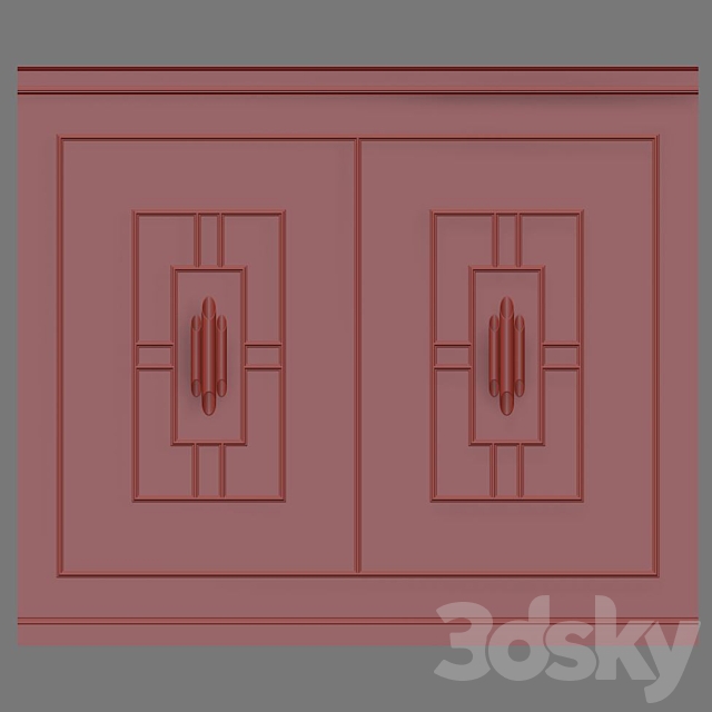 Wall molding 3DSMax File - thumbnail 2