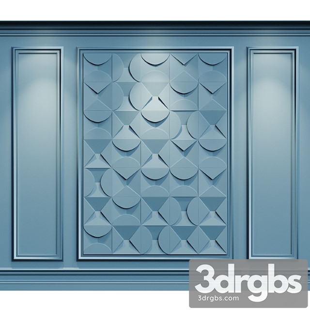 Wall Moulding Classic 3 Orac Decor 3dsmax Download - thumbnail 1