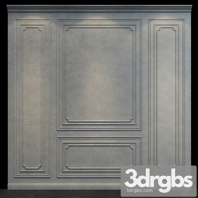 Wall Panel 079 3dsmax Download - thumbnail 1