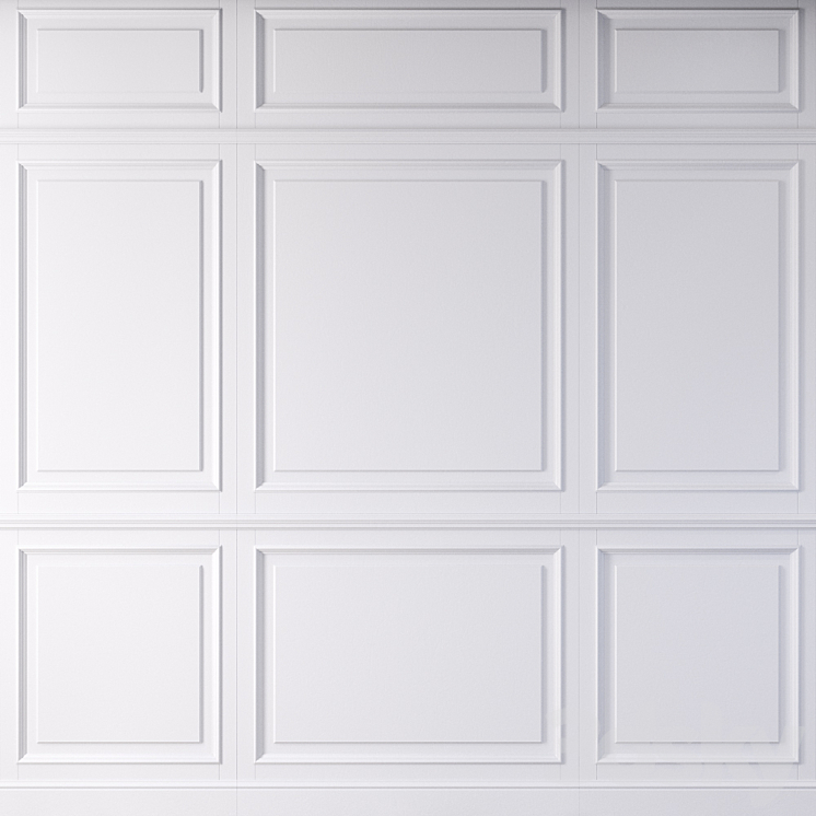 Wall panel 3DS Max - thumbnail 1