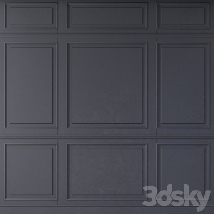 Wall panel 3DS Max - thumbnail 2