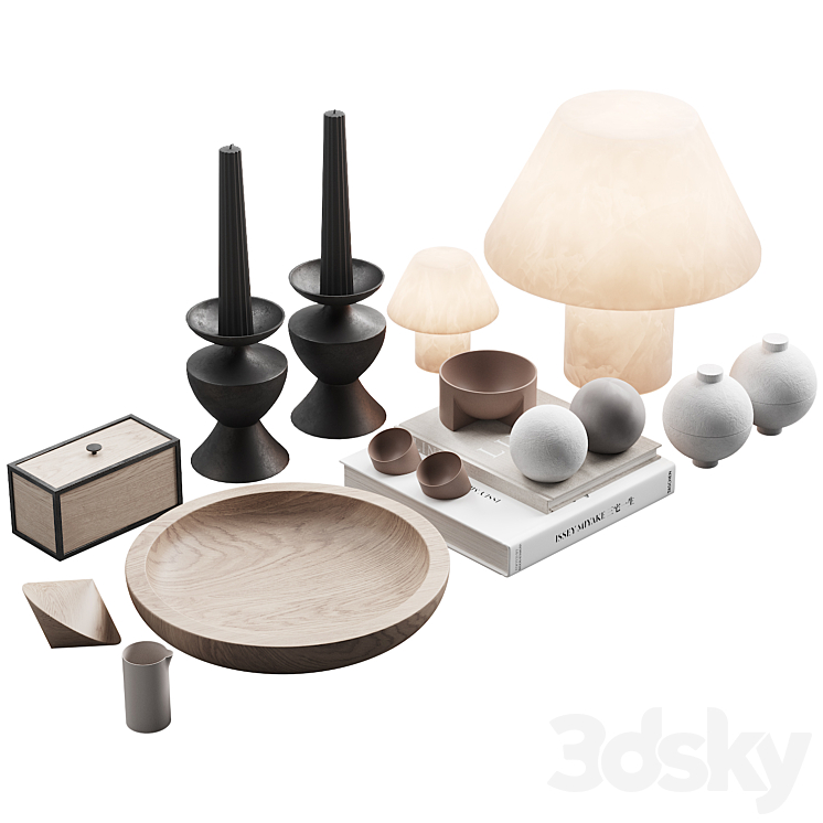 116 decorative set 029 japan style decor P03 3DS Max Model - thumbnail 1