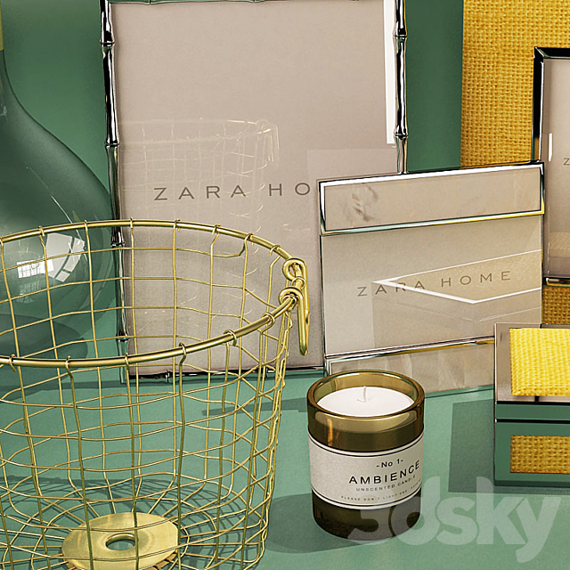 Accessories ZARA HOME and H & M HOME 3DS Max Model - thumbnail 2