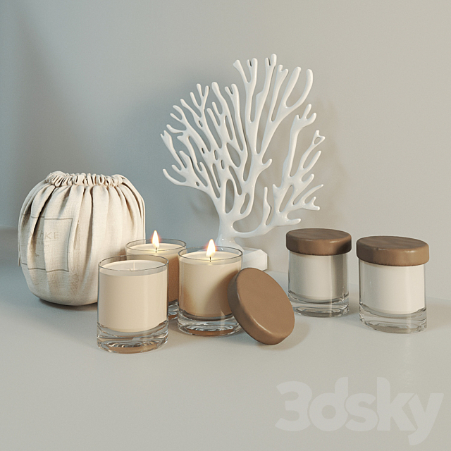 Apotheke Candles 3DS Max Model - thumbnail 2