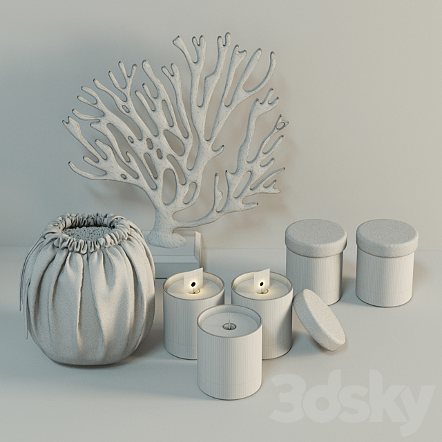 Apotheke Candles 3DS Max Model - thumbnail 3