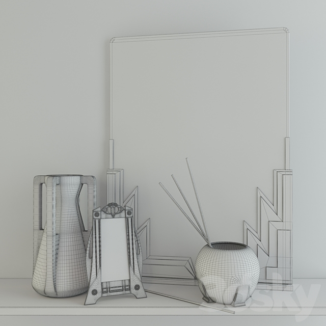 Art-deco set 3DSMax File - thumbnail 2