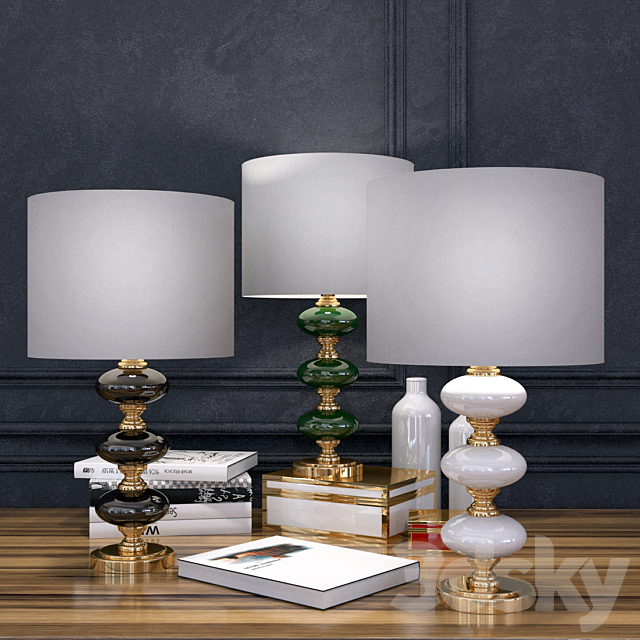 “CECILE LAMP” Pottery Barn 3DSMax File - thumbnail 1