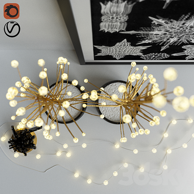 Christmas Decor Restoration Hardware 3DS Max Model - thumbnail 2