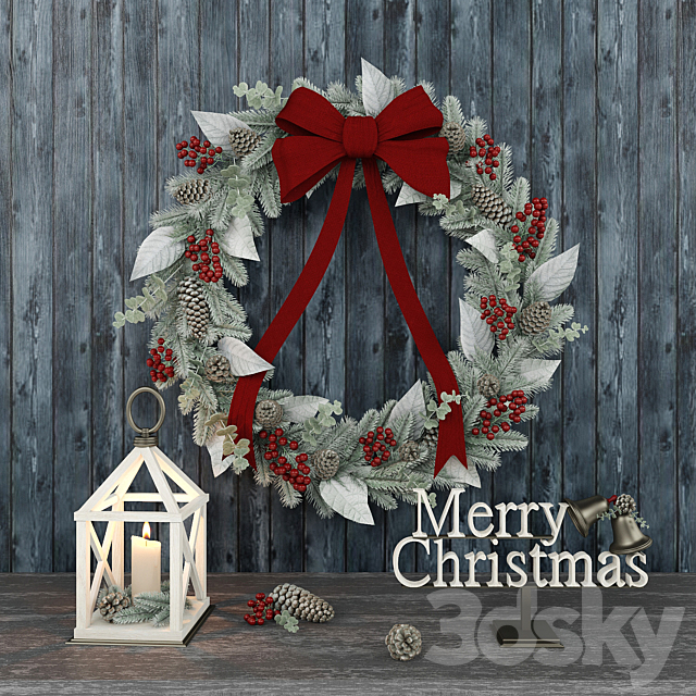 Christmas decoration 3DS Max Model - thumbnail 1