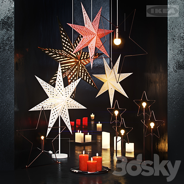 Christmas decorations 3DSMax File - thumbnail 1