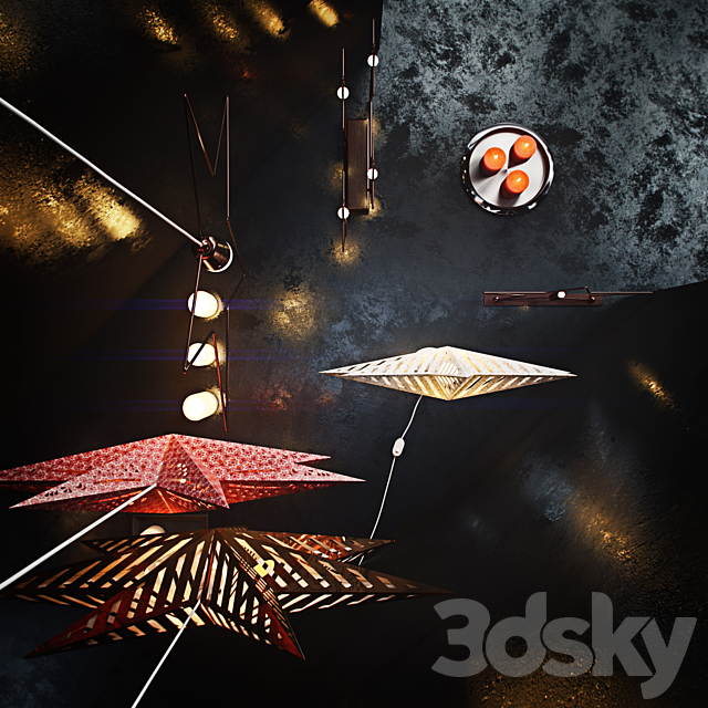 Christmas decorations 3DSMax File - thumbnail 3