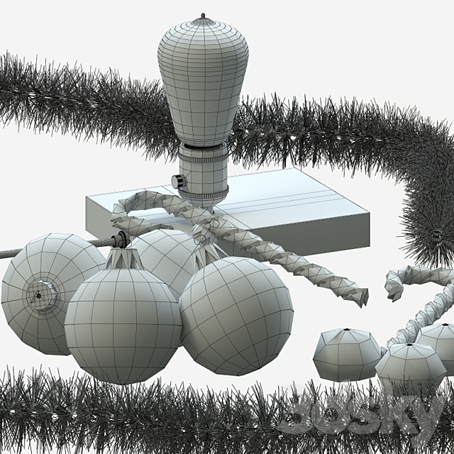 Christmas set 3DSMax File - thumbnail 3