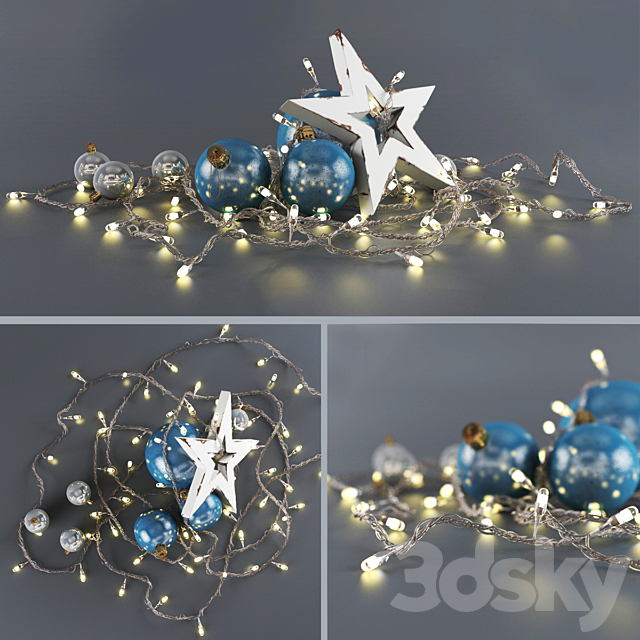 Christmas set 3DSMax File - thumbnail 1