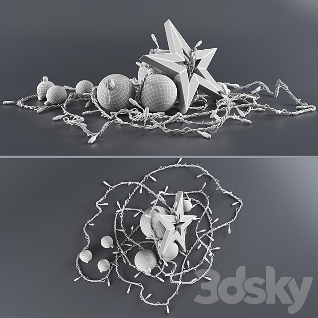 Christmas set 3DSMax File - thumbnail 2