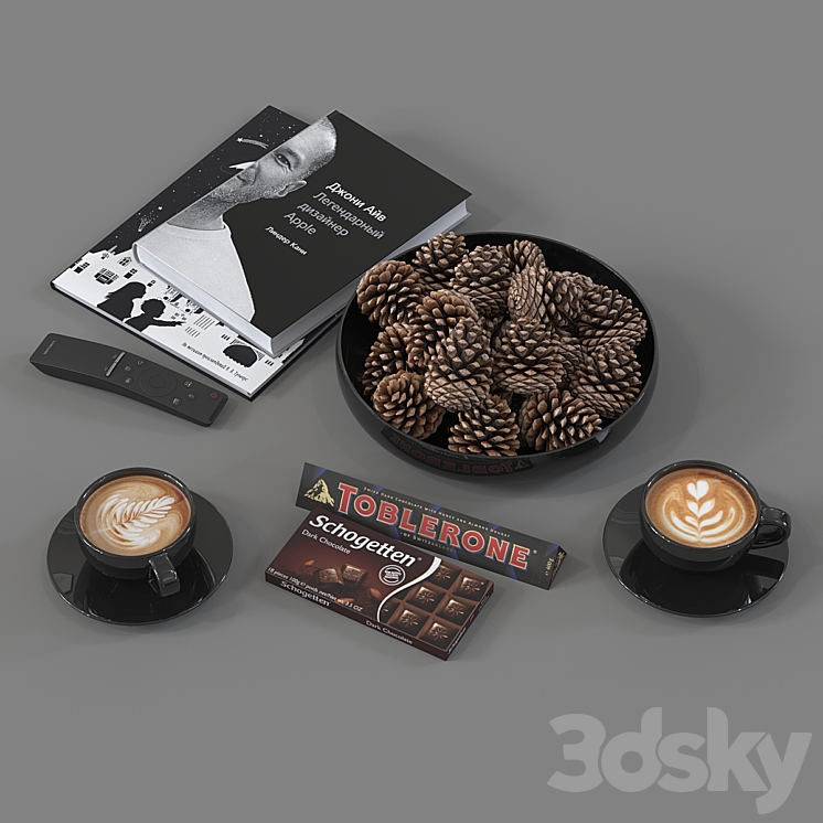 Decor for a coffee table. 3DS Max - thumbnail 2