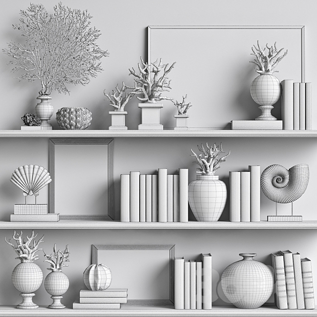 Decor Set 12 3DSMax File - thumbnail 3