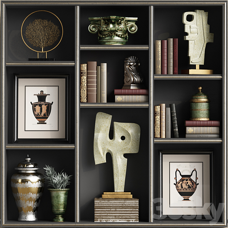 Decor Set 35 3DS Max - thumbnail 1