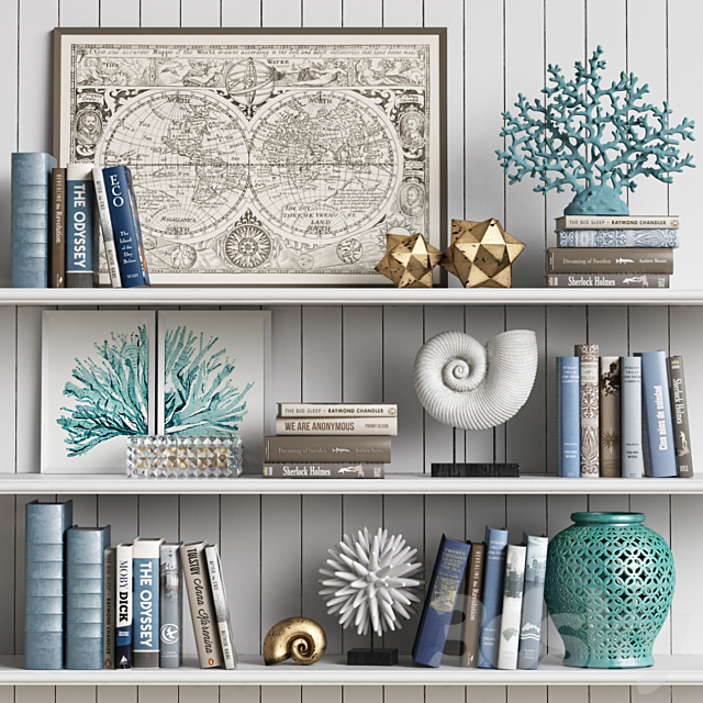 Decor Set 4 3DSMax File - thumbnail 1