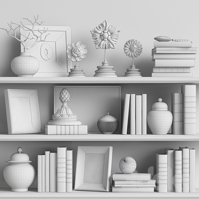 Decor Set 6 3DSMax File - thumbnail 3