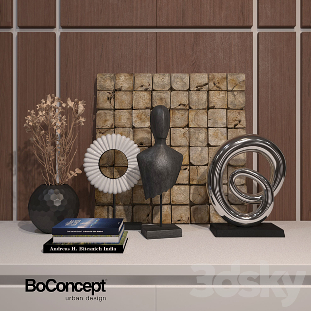 Decor set Boconcept 04 3DSMax File - thumbnail 1