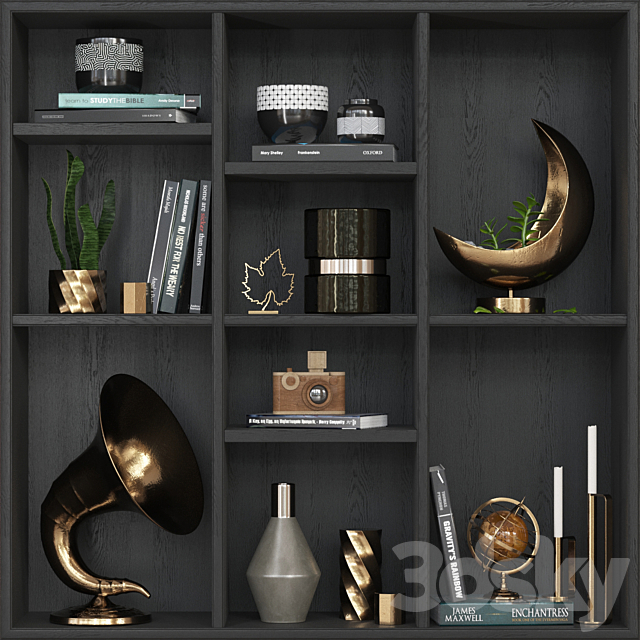 Decor_gold 3DSMax File - thumbnail 1