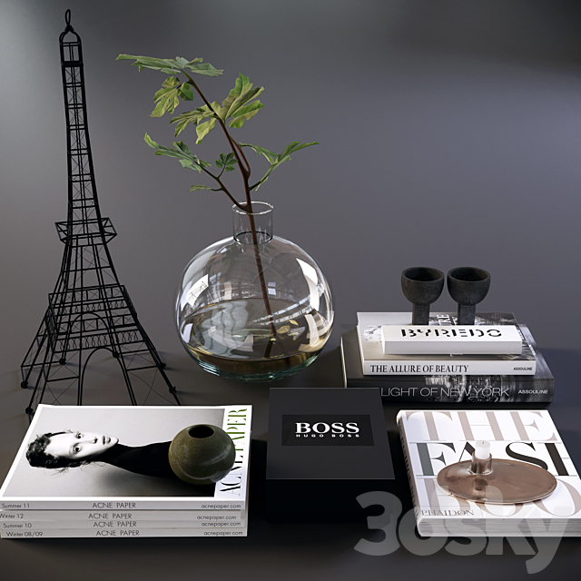 Decor_set 001 3DSMax File - thumbnail 1