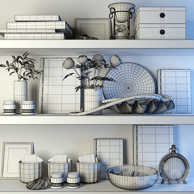 Decoration for shelves 3DS Max Model - thumbnail 3