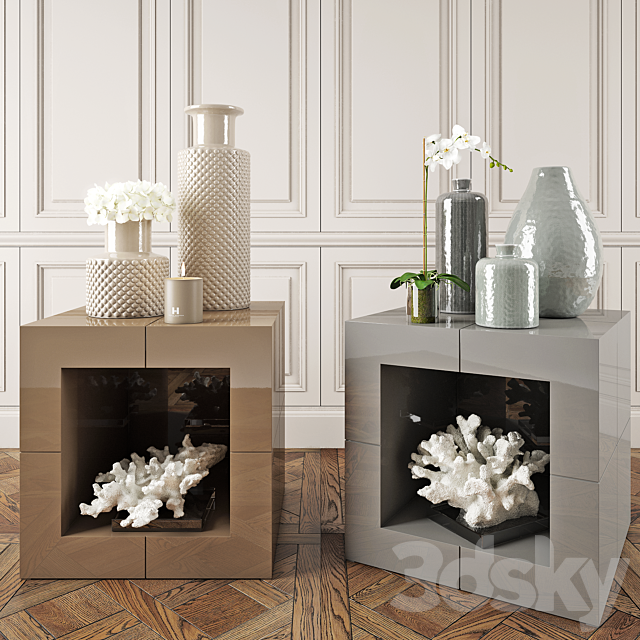 Decoration set 3 by Kelly Hoppen 3DSMax File - thumbnail 1