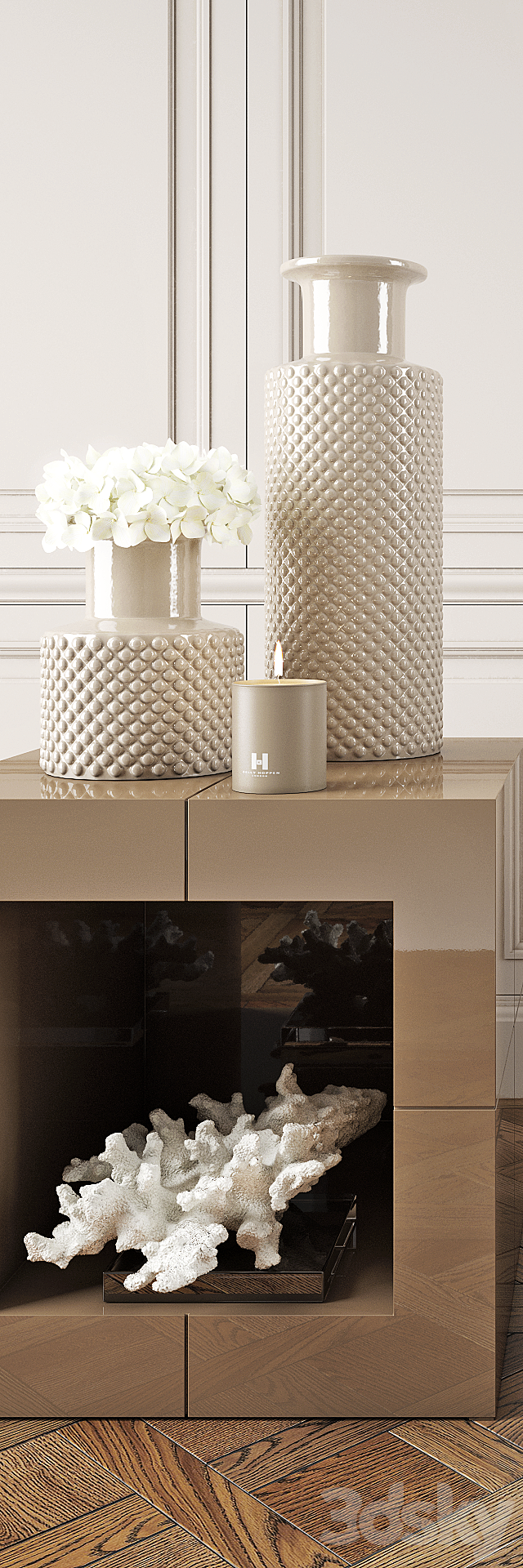 Decoration set 3 by Kelly Hoppen 3DSMax File - thumbnail 2