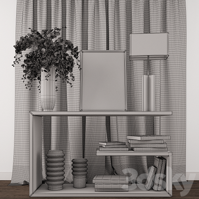 Decoration set 7 3DSMax File - thumbnail 2