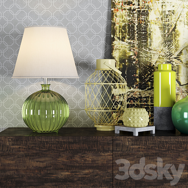 Decorative console tables 3DSMax File - thumbnail 2