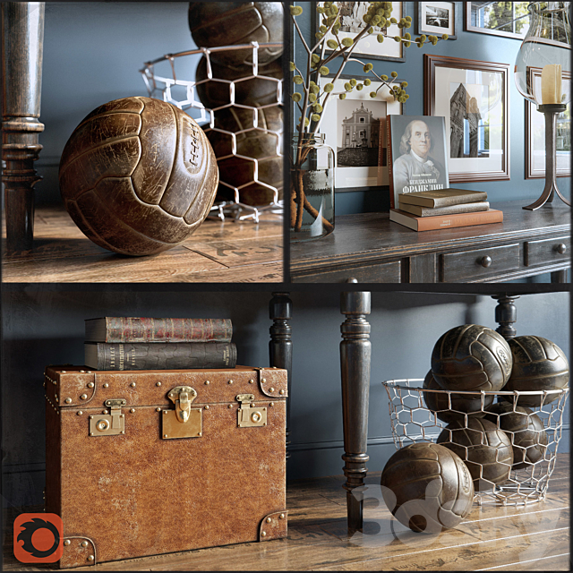 Decorative Home Sets 1 3DSMax File - thumbnail 3