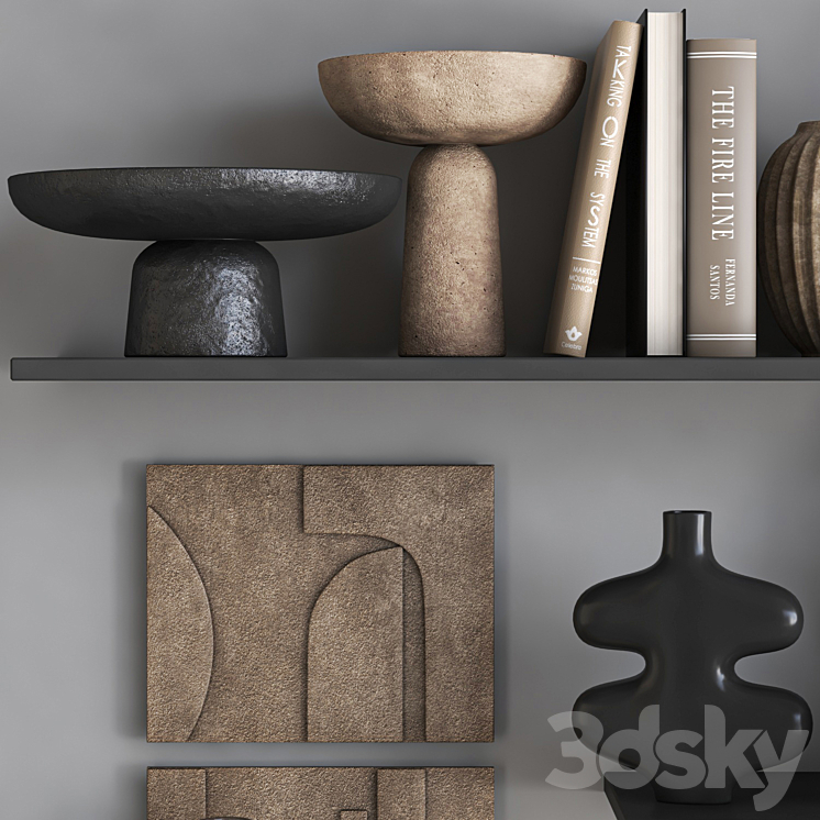 decorative set-03 3DS Max Model - thumbnail 2