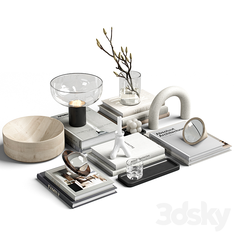 decorative set 13 3DS Max Model - thumbnail 1