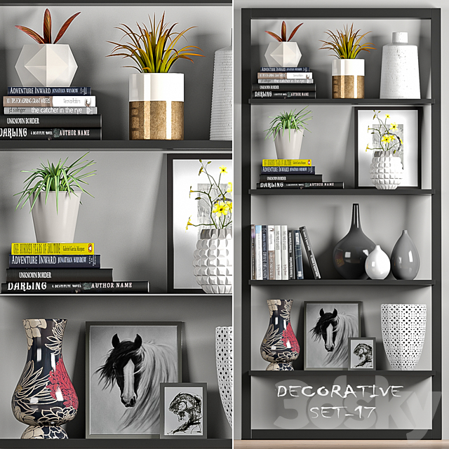 Decorative Set – 17 3DSMax File - thumbnail 1