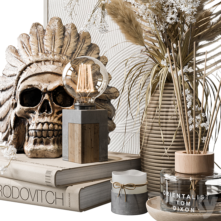 Decorative set 19 3DS Max Model - thumbnail 2