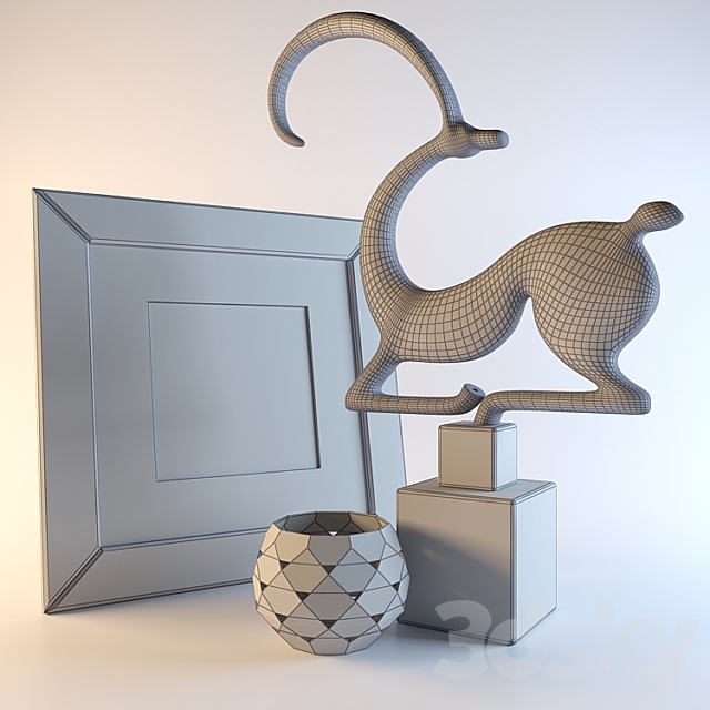 Decorative set 3ds Max - thumbnail 2