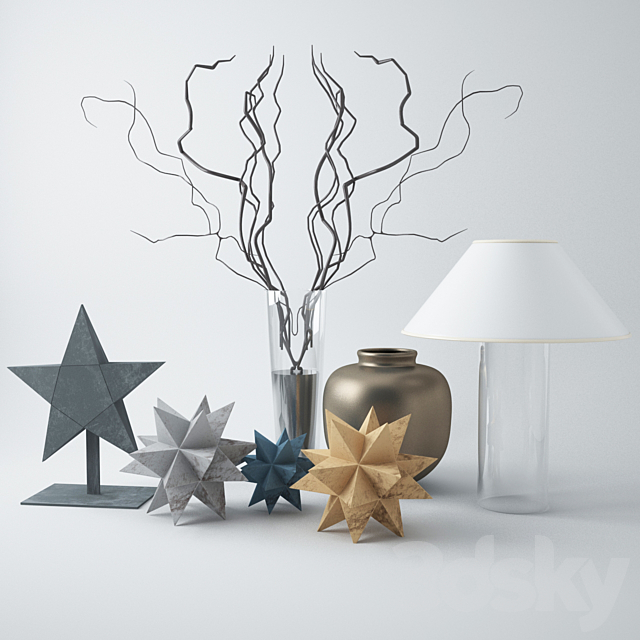 Decorative Set 3ds Max - thumbnail 1