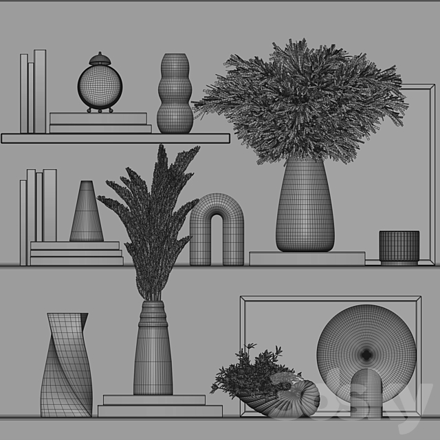 Decorative Set 3DSMax File - thumbnail 7