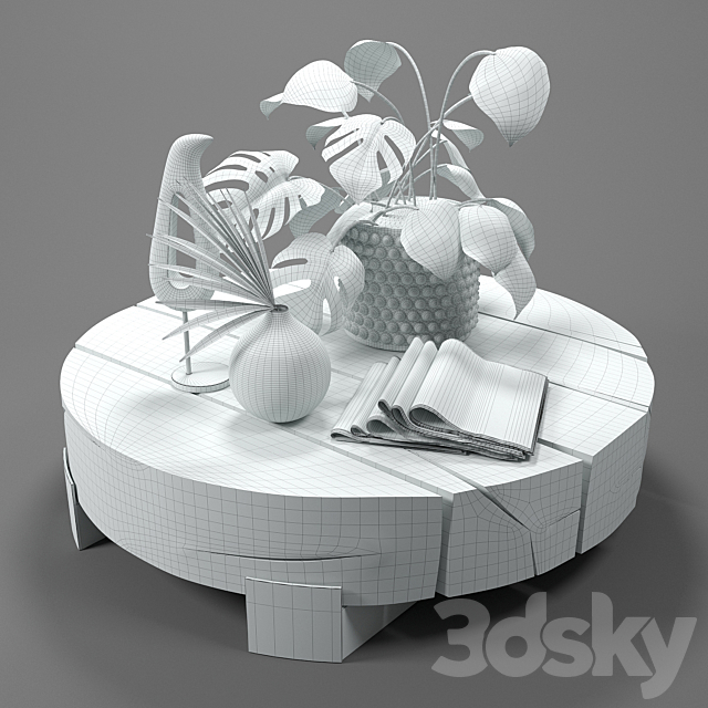 Decorative set 3DSMax File - thumbnail 3