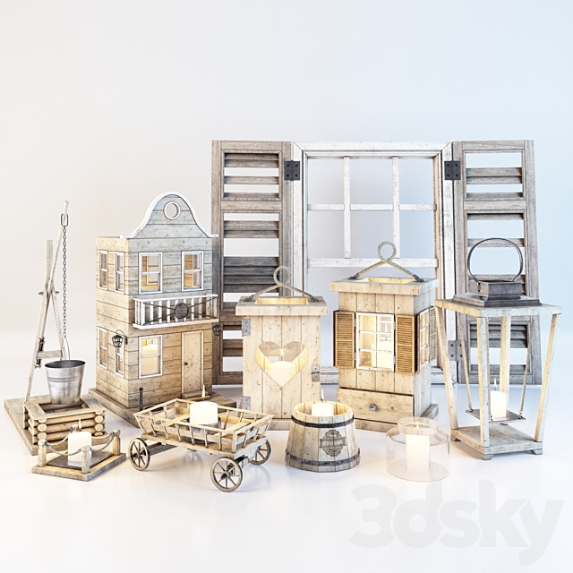 Decorative set 3DSMax File - thumbnail 1