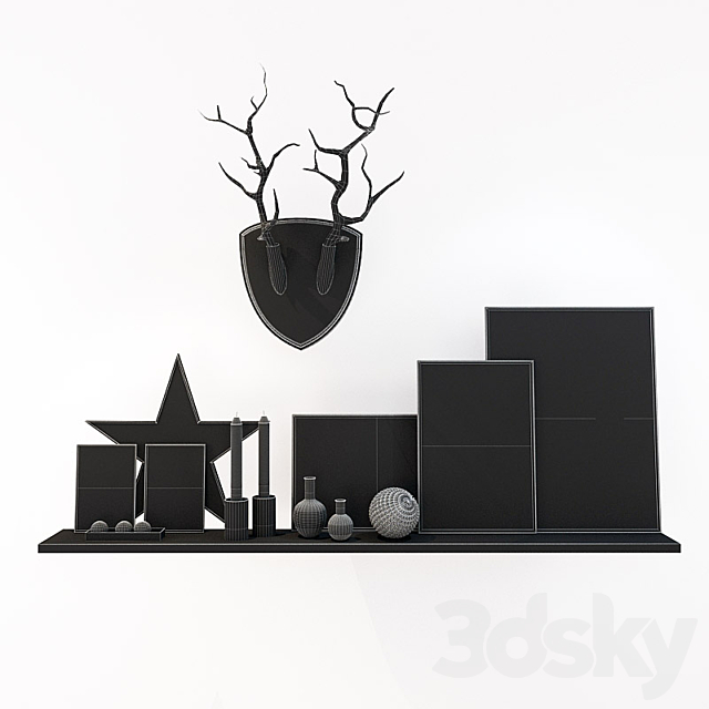 Decorative set 3DSMax File - thumbnail 2