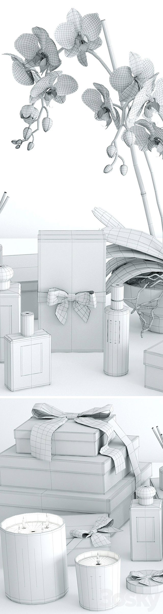 Decorative set 3DSMax File - thumbnail 3